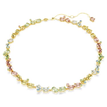 Collier Tennis Gema, Tailles variées, Multicolore, Placage de ton or - Swarovski, 5714836