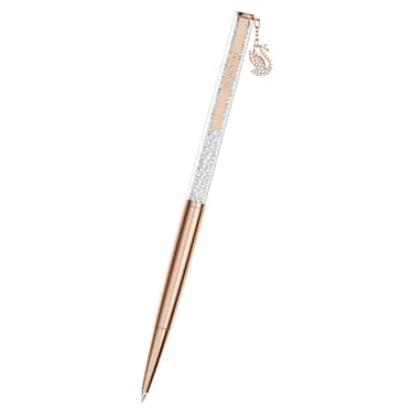 Pix Crystalline, Lebădă, Placat cu nuanță roz-aurie - Swarovski, 5714959