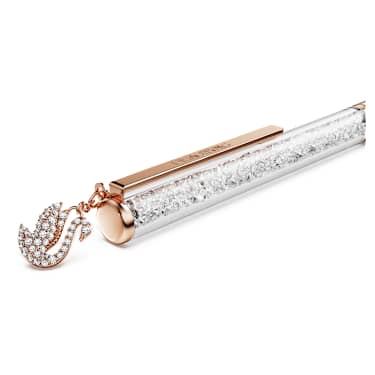 Crystalline ballpoint pen, Swan, Rose gold-tone plated - Swarovski, 5714959