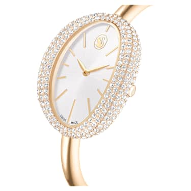 Orologio Imber bangle, Fabbricato in Svizzera, Bracciale di metallo, Tono dorato, Finitura in tonalità champagne dorato - Swarovski, 5716108