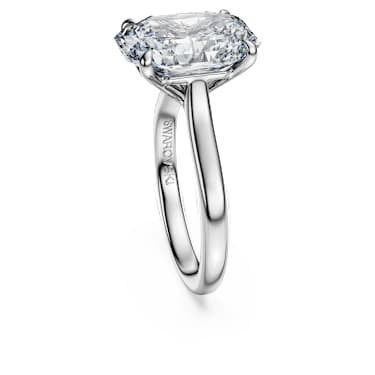 Eternity 单石戒指, 总重 6 克拉培育钻石, 八边形, 18K 金（白色) - Swarovski, 5716195