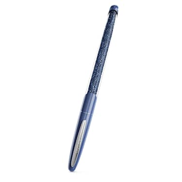 Crystalline Nova rollerball pen, Blue, Chrome plated - Swarovski, 5717138