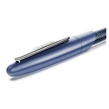 Crystalline Nova rollerball pen, Blue, Chrome plated - Swarovski, 5717138
