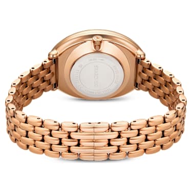 Imber watch, Swiss Made, Metal bracelet, Gold tone, Rose gold-tone finish - Swarovski, 5717532