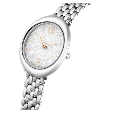 Imber watch, Swiss Made, Metal bracelet, Silver Tone, Stainless steel - Swarovski, 5717590
