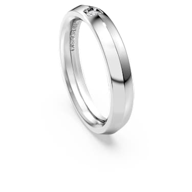Eternity band ring, Lab-grown diamonds 0.05 ct tw, Round shape, 14K white gold - Swarovski, 5718244