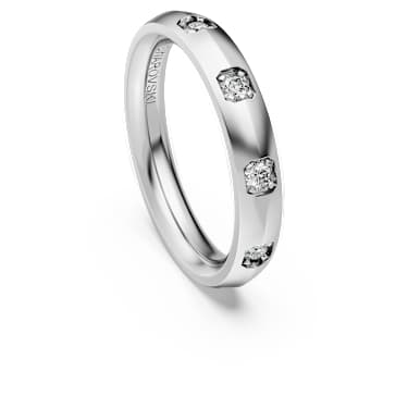 Anneau Eternity, Diamants créés en laboratoire 0,5 ct tw, Forme ronde, Or blanc 14 carats - Swarovski, 5718261