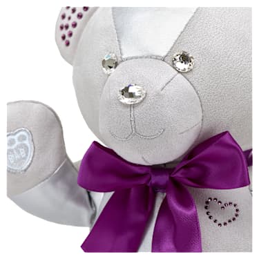 Sběratelský předmět Build-A-Bear Birthstone Bear, Obsahuje Křišťály Swarovski®, Plyšový medvídek, Únor, Fialový - Swarovski, 5719964
