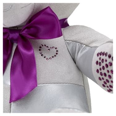 Sběratelský předmět Build-A-Bear Birthstone Bear, Obsahuje Křišťály Swarovski®, Plyšový medvídek, Únor, Fialový - Swarovski, 5719964
