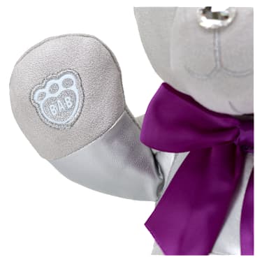 Sběratelský předmět Build-A-Bear Birthstone Bear, Obsahuje Křišťály Swarovski®, Plyšový medvídek, Únor, Fialový - Swarovski, 5719964