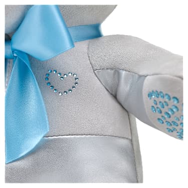 Build-A-Bear Birthstone Bear Collectible, Featuring Swarovski® crystals, Teddy bear, March, Light Blue - Swarovski, 5719965