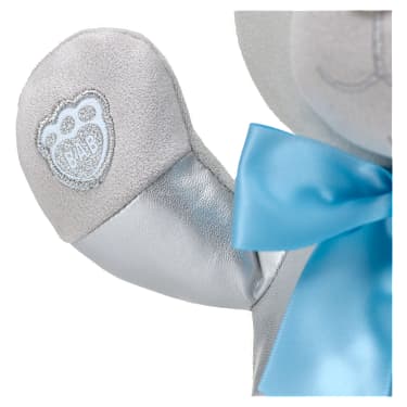 Build-A-Bear Birthstone Bear Collectible, Featuring Swarovski® crystals, Teddy bear, March, Light Blue - Swarovski, 5719965
