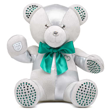 Build-A-Bear Birthstone Bear 수집품, Swarovski® 크리스털이 특징, 테디 베어, 5월, 그린 - Swarovski, 5719966