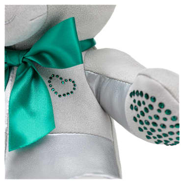 Build-A-Bear Birthstone Bear 수집품, Swarovski® 크리스털이 특징, 테디 베어, 5월, 그린 - Swarovski, 5719966