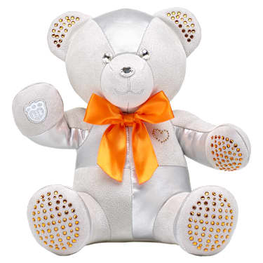 Build-A-Bear Birthstone Bear ชิ้นงานสะสม, ประดับคริสตัล Swarovski®, หมีเท็ดดี้, พฤศจิกายน, ส้ม - Swarovski, 5719972