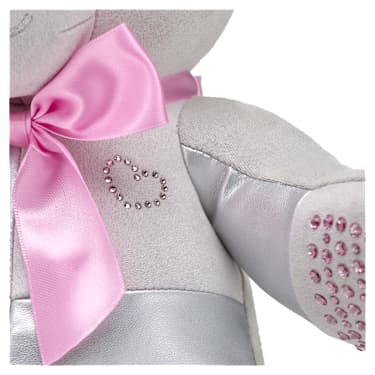 Artigo de coleção Build-A-Bear Birthstone Bear, Com cristais Swarovski®, Ursinho de peluche, Junho, Rosa - Swarovski, 5719975
