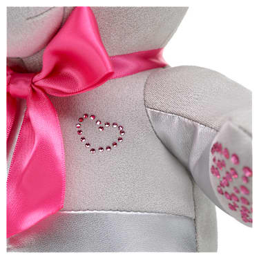 Coleccionable Build-A-Bear Birthstone Bear, Con cristales de Swarovski®, Osito de peluche, Octubre, Rosa - Swarovski, 5719977