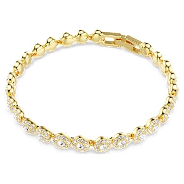Una Angelic เซ็ต, เจียระไนทรงกลม, เขียว, เคลือบโทนสีทอง - Swarovski, 5720506