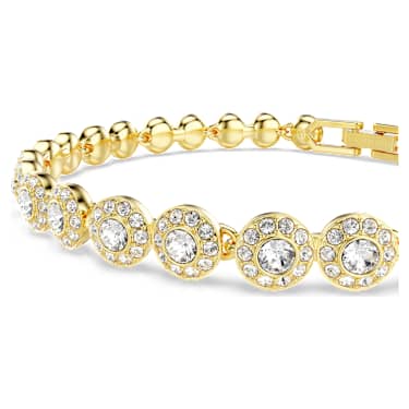 Una Angelic เซ็ต, เจียระไนทรงกลม, เขียว, เคลือบโทนสีทอง - Swarovski, 5720506