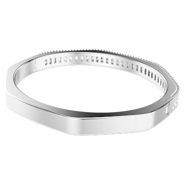 Matrix バングル, バゲット・カット, オクタゴンシェイプ, ホワイト, ロジウム・プレーティング - Swarovski, 5720621