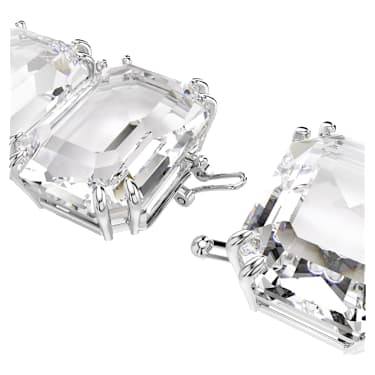 Lanț de alungire Millenia, Tăietură octogonală, Alb, Placat cu rodiu - Swarovski, 5720627