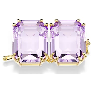 Przedłużka Millenia, Szlif ośmiokątny, Fioletowa, Wykończenie z 18-karatowego złota - Swarovski, 5720629