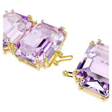 Przedłużka Millenia, Szlif ośmiokątny, Fioletowa, Wykończenie z 18-karatowego złota - Swarovski, 5720629