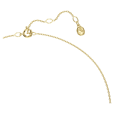 Eternity pendant, Lab-grown diamonds 0.35 ct tw, Mixed shapes, 18K yellow gold - Swarovski, 5720704