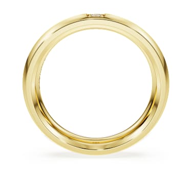 Eternity band ring, Lab-grown diamonds 0.05 ct tw, Round shape, 18K yellow gold - Swarovski, 5720719