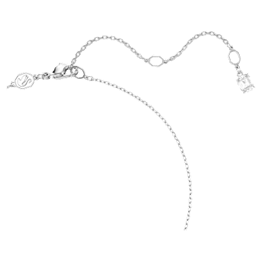 Ariana Grande x Swarovski pendant, Mixed cuts, Heart, White, Rhodium plated - Swarovski, 5720852