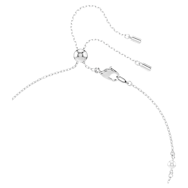 冬ギフト  Ariana Mixed pearl, Crystal necklace, Y Swarovski x Grande アクセサリー