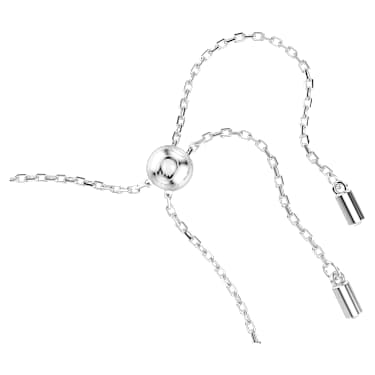 Ariana Grande x Swarovski bracelet, Crystal pearl, Round cut, White, Rhodium plated - Swarovski, 5720870