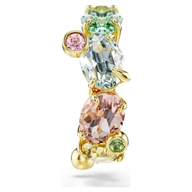 Gema 耳骨夾, 單個, 混合式切割, 漸層色, 鍍金色色調 - Swarovski, 5720903