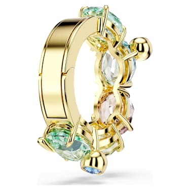 Gema ear cuff, Enkel, Verschillende slijpvormen, Meerkleurig, ‎18k gouden afwerking - Swarovski, 5720903