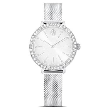 Certa watch, Metal bracelet, Silver tone, Stainless Steel - Swarovski, 5721557