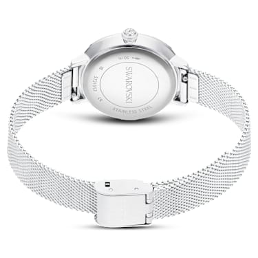 Certa watch, Metal bracelet, Silver tone, Stainless Steel - Swarovski, 5721557