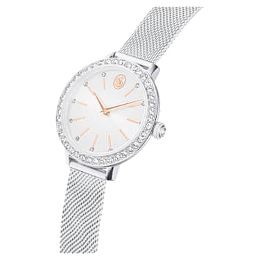 Certa watch, Metal bracelet, Silver tone, Stainless Steel - Swarovski, 5721557