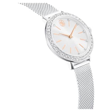 Certa watch, Metal bracelet, Silver tone, Stainless Steel - Swarovski, 5721557
