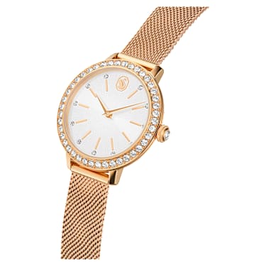 Certa watch, Metal bracelet, Rose gold tone, Rose gold-tone finish - Swarovski, 5721561