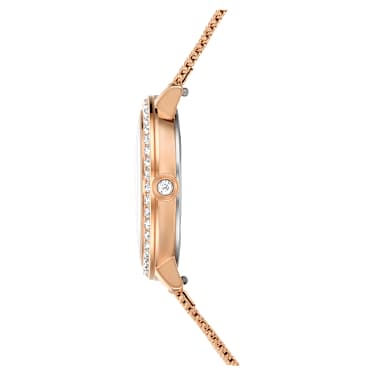 Certa watch, Metal bracelet, Rose gold tone, Rose gold-tone finish - Swarovski, 5721561
