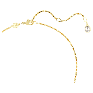 スワロフスキー エッグ ガーランド ゴールドコーティング Idyllia ペンダント, ミックスカット, フラワー, マルチカラー