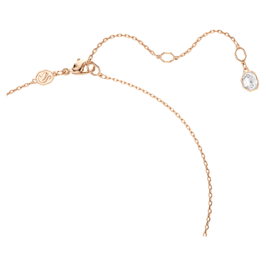 Idyllia 链坠, 混合切割, 花朵, 流光溢彩, 镀玫瑰金色调 - Swarovski, 5722102
