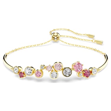Constella bracelet, Mixed cuts, Multicolored, Gold-tone plated - Swarovski, 5722476