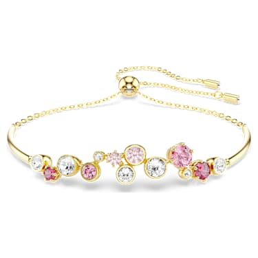 Constella bracelet, Mixed cuts, Multicolored, Gold-tone plated - Swarovski, 5722476