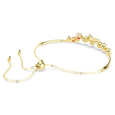 Constella bracelet, Mixed cuts, Multicolored, 18K gold finish - Swarovski, 5722476
