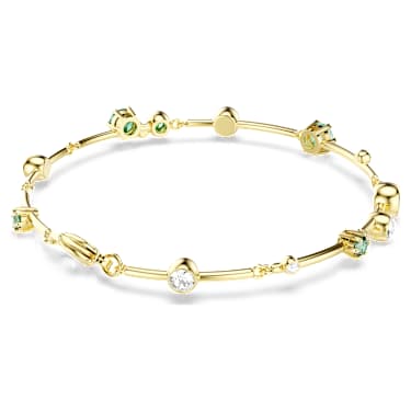 Constella Armband, Blandade slipningar, Grön, Guldfärgad plätering - Swarovski, 5722478