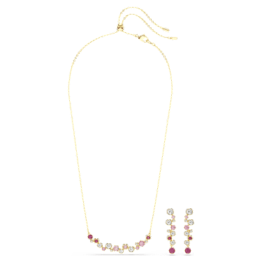 Constella set, Mixed cuts, Multicolored, Gold-tone plated - Swarovski, 5722542