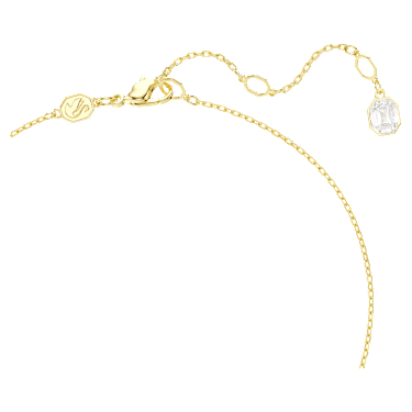 Idyllia pendant, Crystal pearl, Mixed cuts, Flower, Multicolored, Gold-tone plated - Swarovski, 5723140