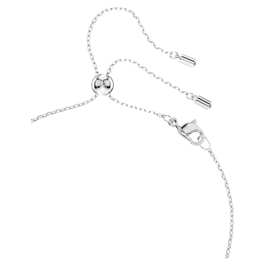 Pendentif Mesmera, Taille poire, Blanc, Métal rhodié - Swarovski, 5723146