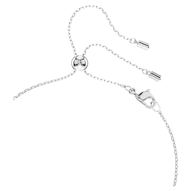 Mesmera set, Pear cut, Round cut, White, Rhodium plated - Swarovski, 5723197